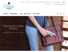 Tablet Screenshot of itsinthebagboutique.com